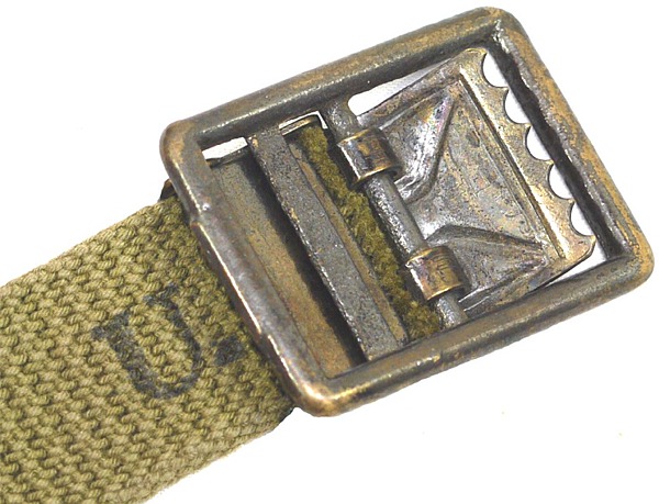 WWII US M1937 Enlisted Men's Web Belt